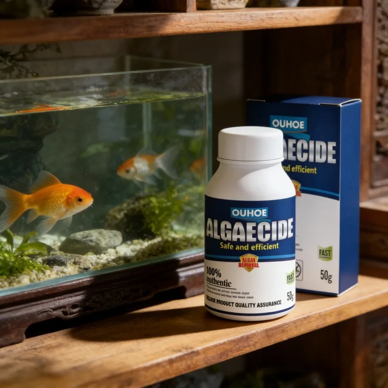 Planted Aquarium Supplies - 50g高効率藻類駆除剤、水槽・池の藻類・苔の抑制、緑水減少、水質浄化