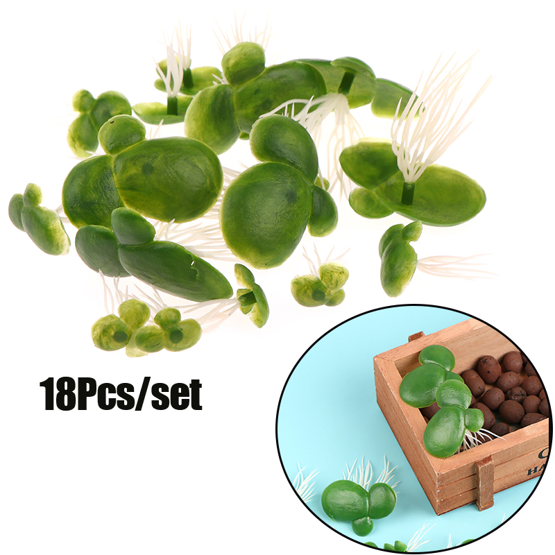 Aquarium Plant Roots - 水族館装飾用人工フローティングウォーターセット、18パーツセット