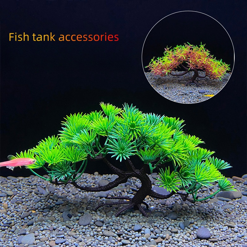 Aquarium Planted Seeds - 水槽用盆栽、植物、水槽装飾、人工植物、花飾り、ベータ金魚装飾、淡水用