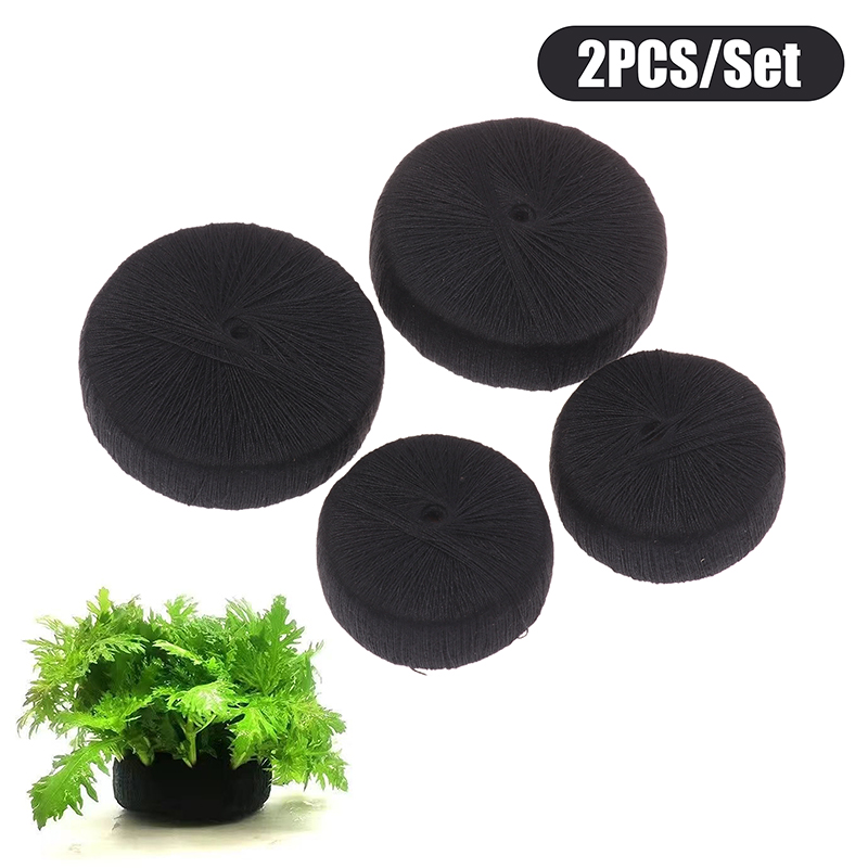 Aquarium Plant Roots - 2 個 5/7 センチメートル水槽水草植栽栽培基質保護水生植物の根水族館装飾飾りベース