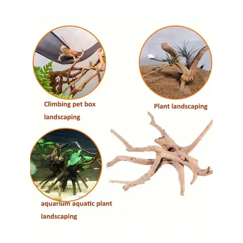 水槽装飾用天然流木 魚タンク造景飾り 沈没木 木の幹 5-4 - Aquarium Plant Roots のレビューと価格