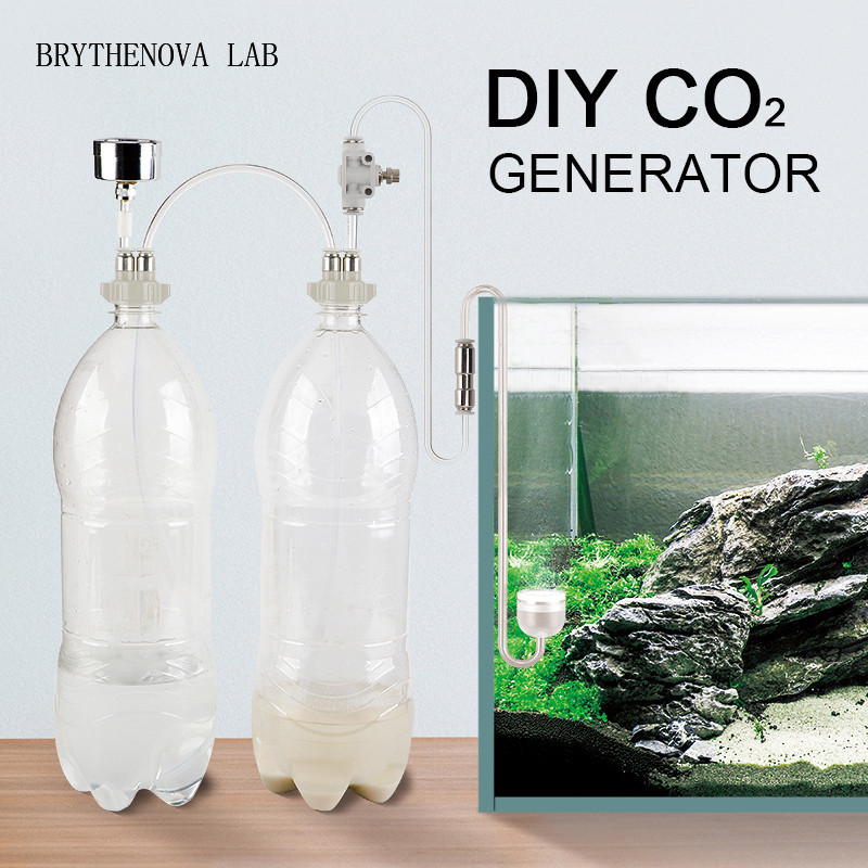 CO2発生器 水槽用CO2システムキット 発生器バルブボトル - Planted Aquarium Supplies のレビューと価格