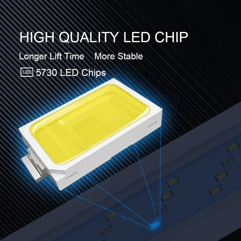 18-75 センチメートルスーパースリム LED 水族館照明 - Led Planted Tank Light のレビューと価格
