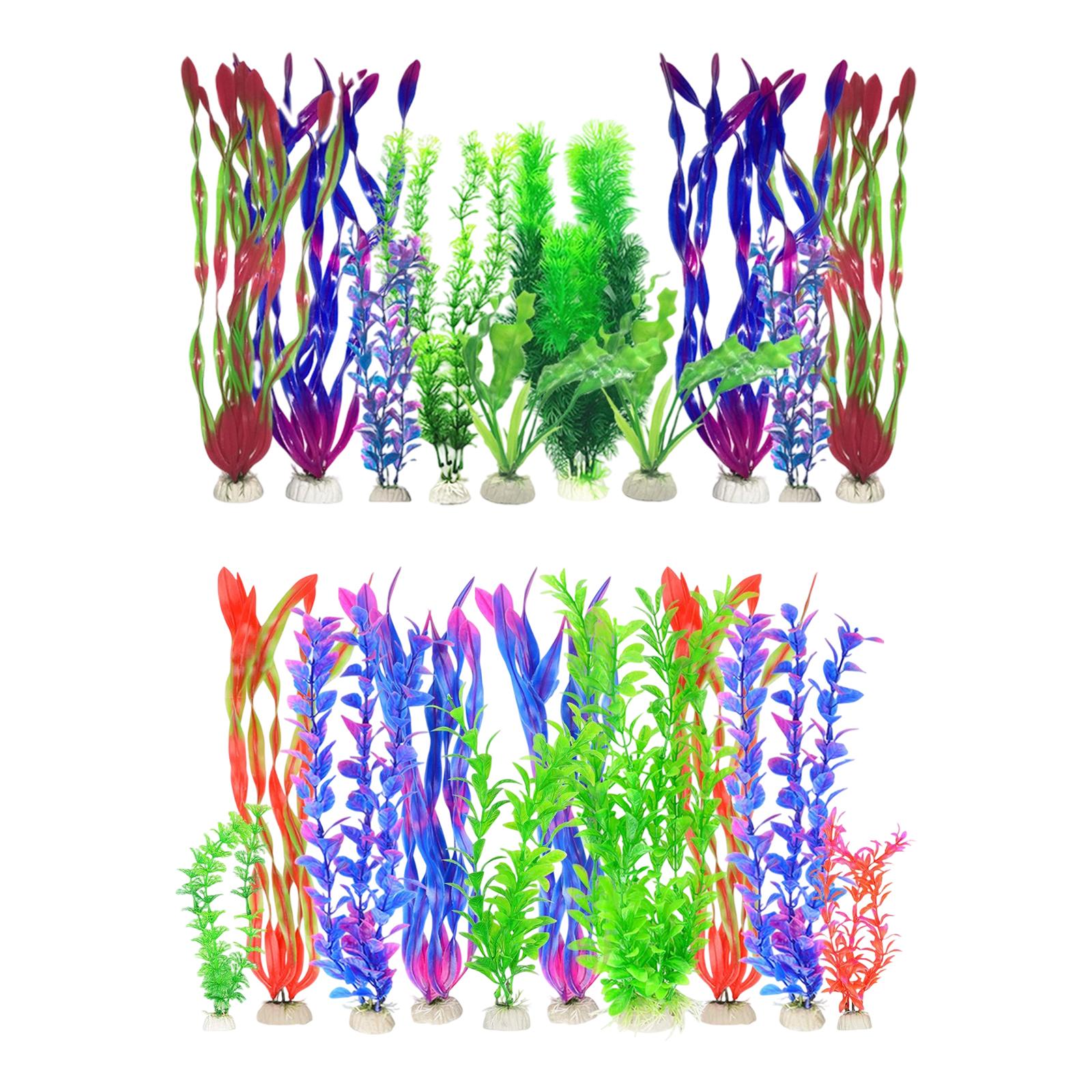 人工水槽植物セット プラスチック製水槽装飾品 リアルな装飾品 - Planted Aquarium For Betta のレビューと価格