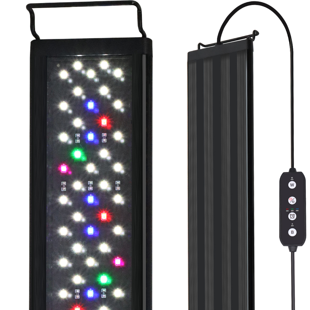 12-30インチ水槽用フルスペクトルLEDライト、タイマーと - Led Planted Tank Light のレビューと価格