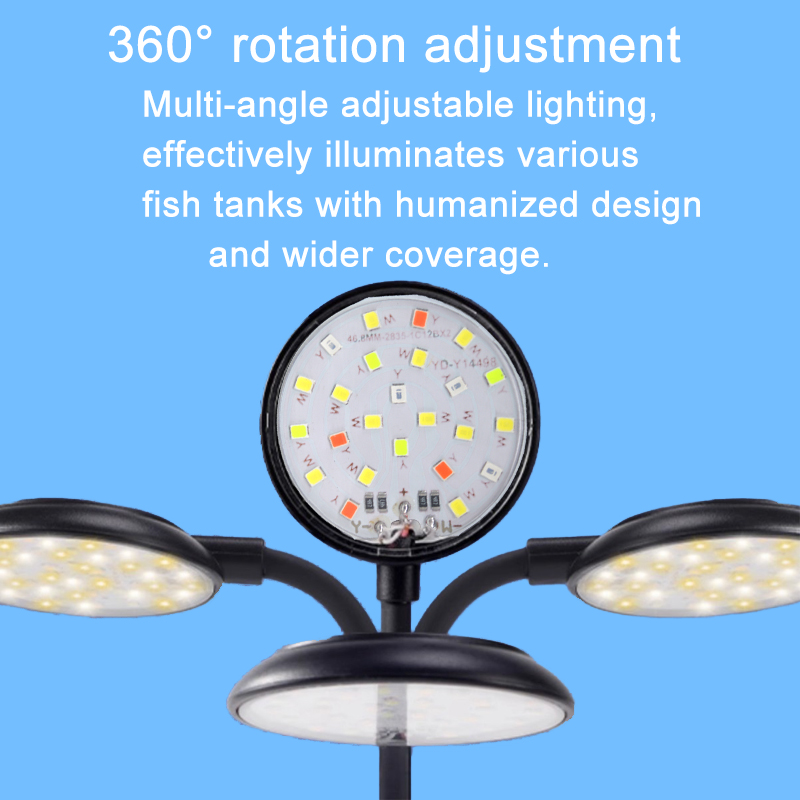 USB水槽LEDランプ水槽ライト装飾水生植物複数モード調光可 - Led Planted Tank Light のレビューと価格