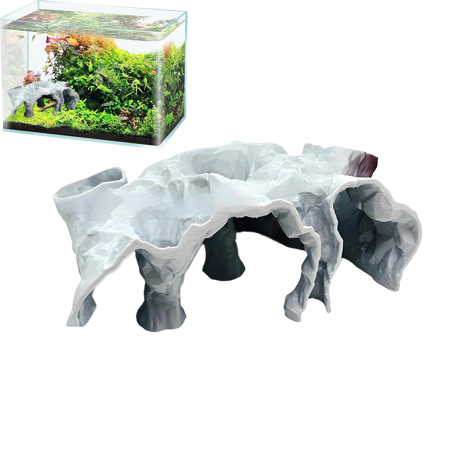 水槽用洞窟型アクアリウム、地下トンネル洞窟、繁殖シェルター、 - Planted Aquarium For Betta のレビューと価格