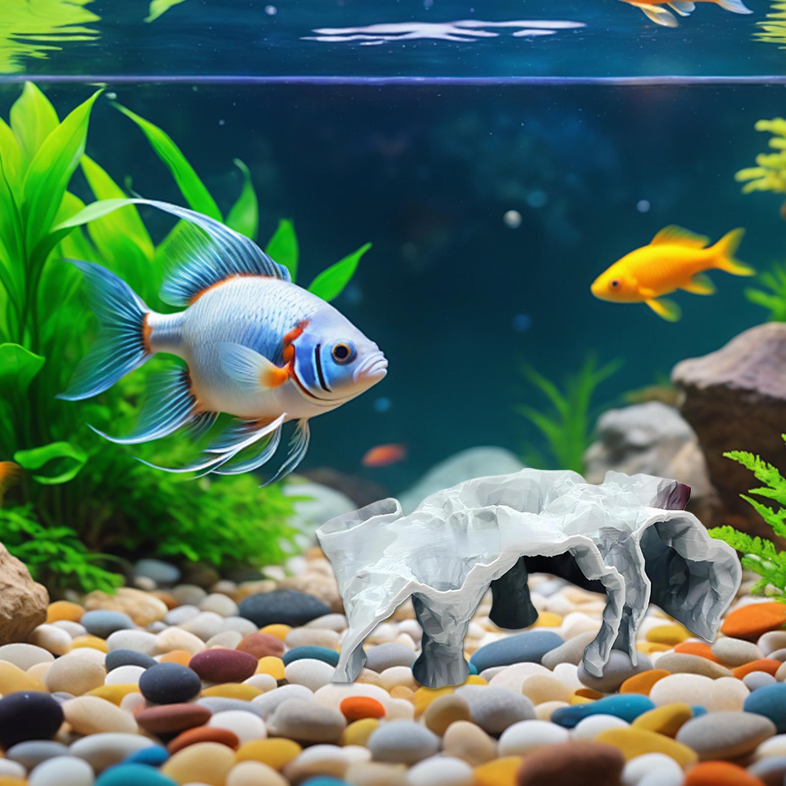 水槽用洞窟型アクアリウム、地下トンネル洞窟、繁殖シェルター、 - Planted Aquarium For Betta のレビューと価格