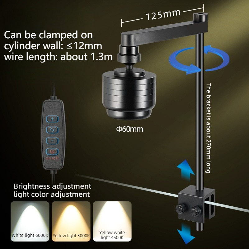 水槽ライト LED 3 色防水調整可能な水族館ランプクリップ - Led Planted Tank Light のレビューと価格