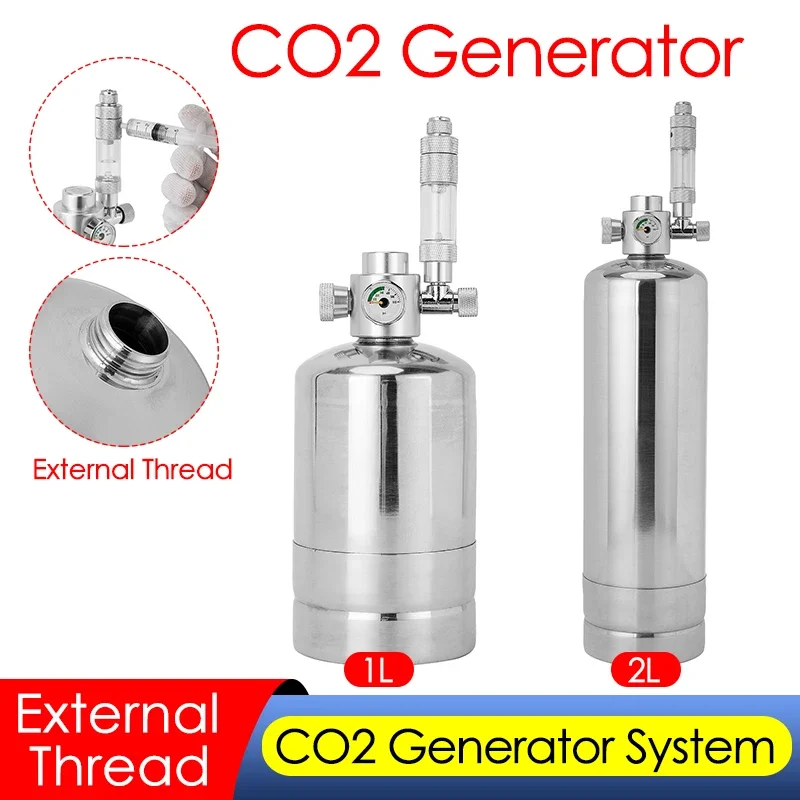 Co2ジェネレーターシステムキット、カーボンディナーヘリック - Aquarium Plant No Co2 のレビューと価格