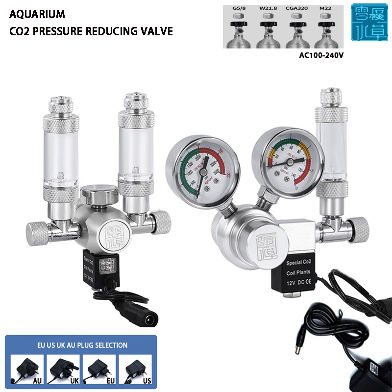 Co2レギュレーターソレノイドバルブ,バブルメーター,水グラ - Planted Aquarium Supplies のレビューと価格