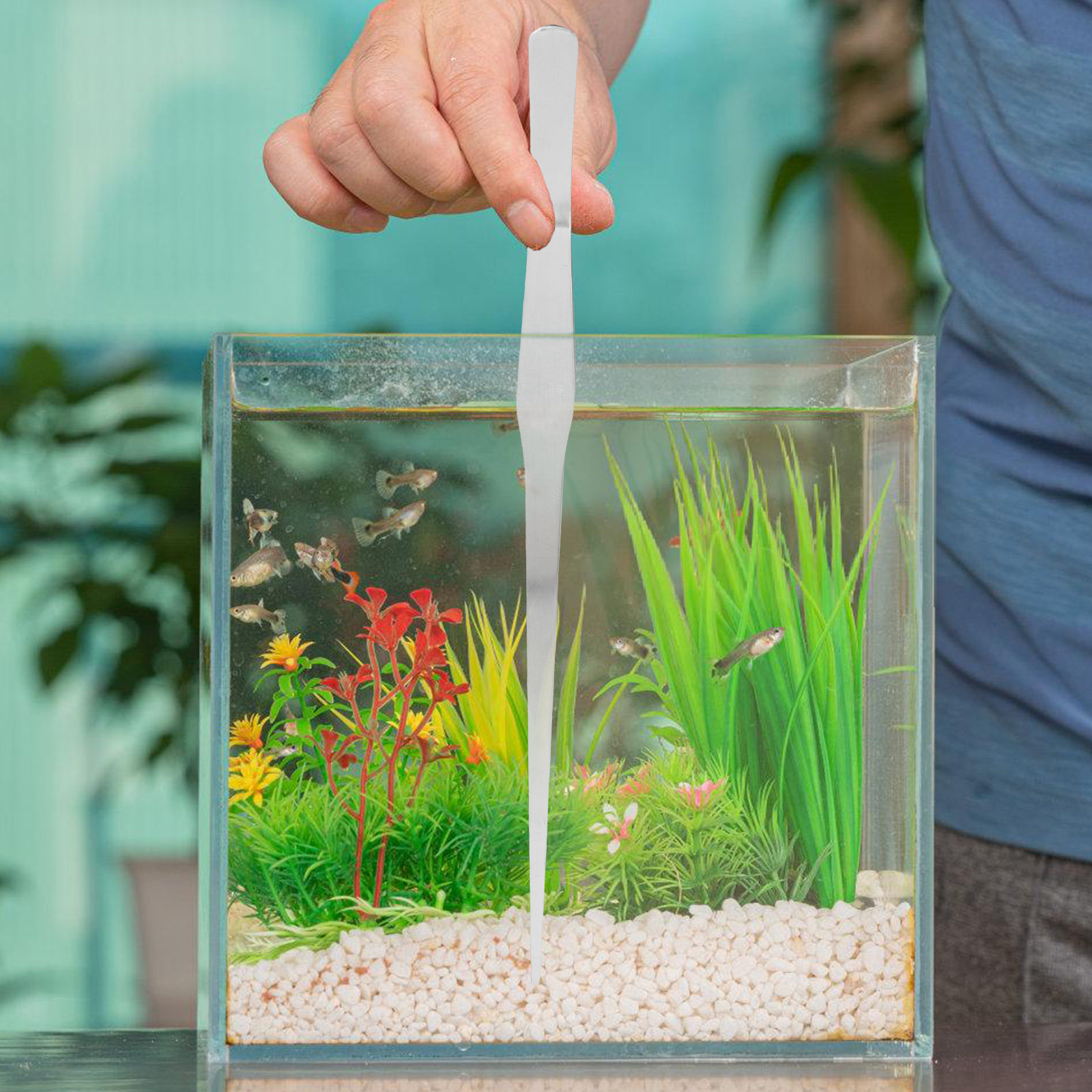 水草ピンセット ステンレス製 38cm アクアリウムピンセッ - Aquarium Plant Gravel のレビューと価格