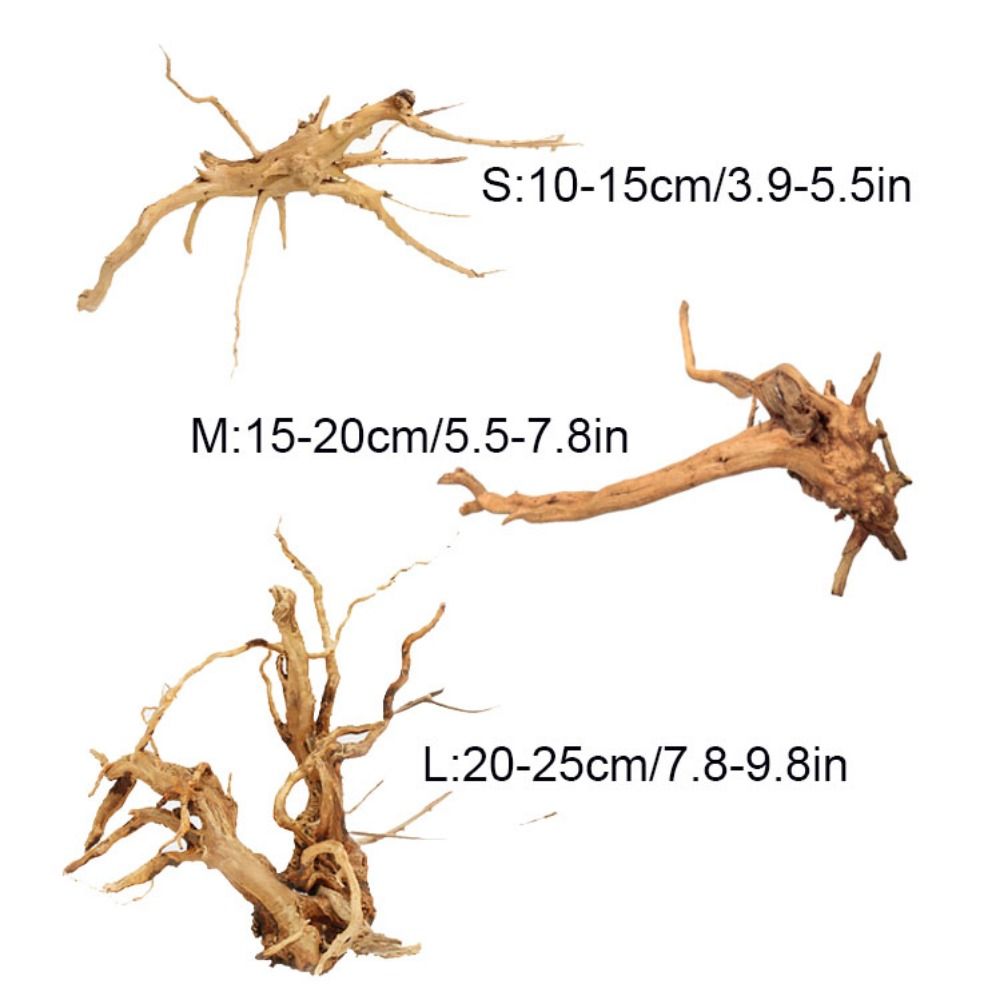 天然木のトランクの装飾水族館の装飾流木の枝造園の装飾品水槽の - Aquarium Plant Roots のレビューと価格