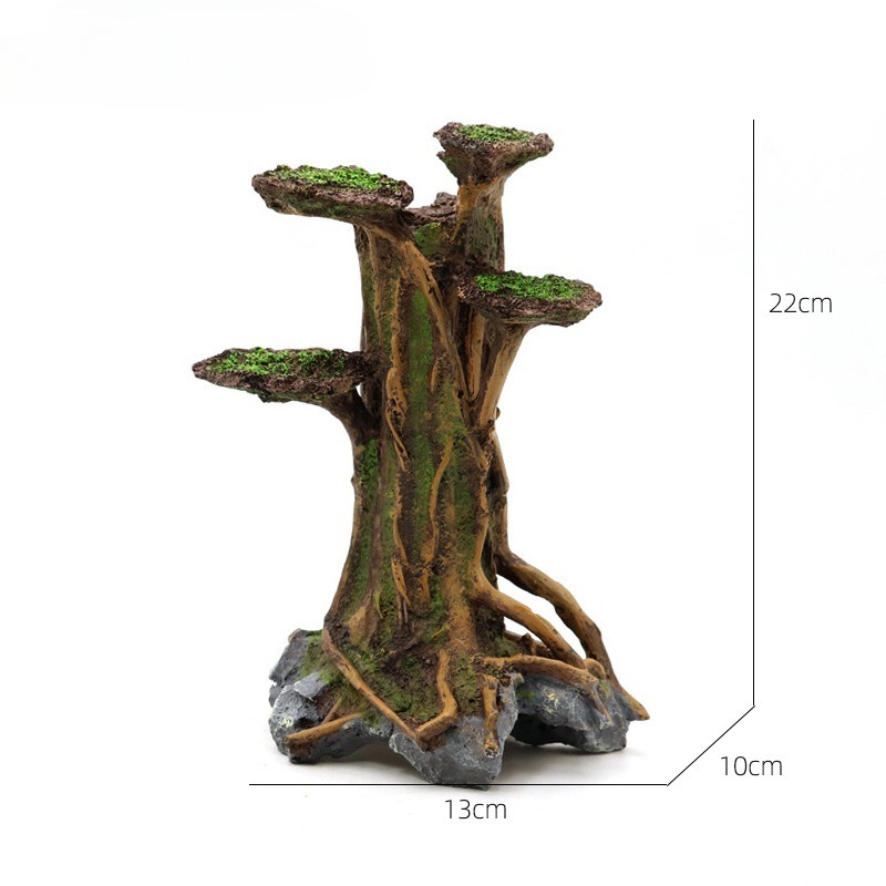人工苔の木流木水槽装飾樹脂製苔の木水生植物レイジーアクアスケ - Aquarium Plant Roots のレビューと価格