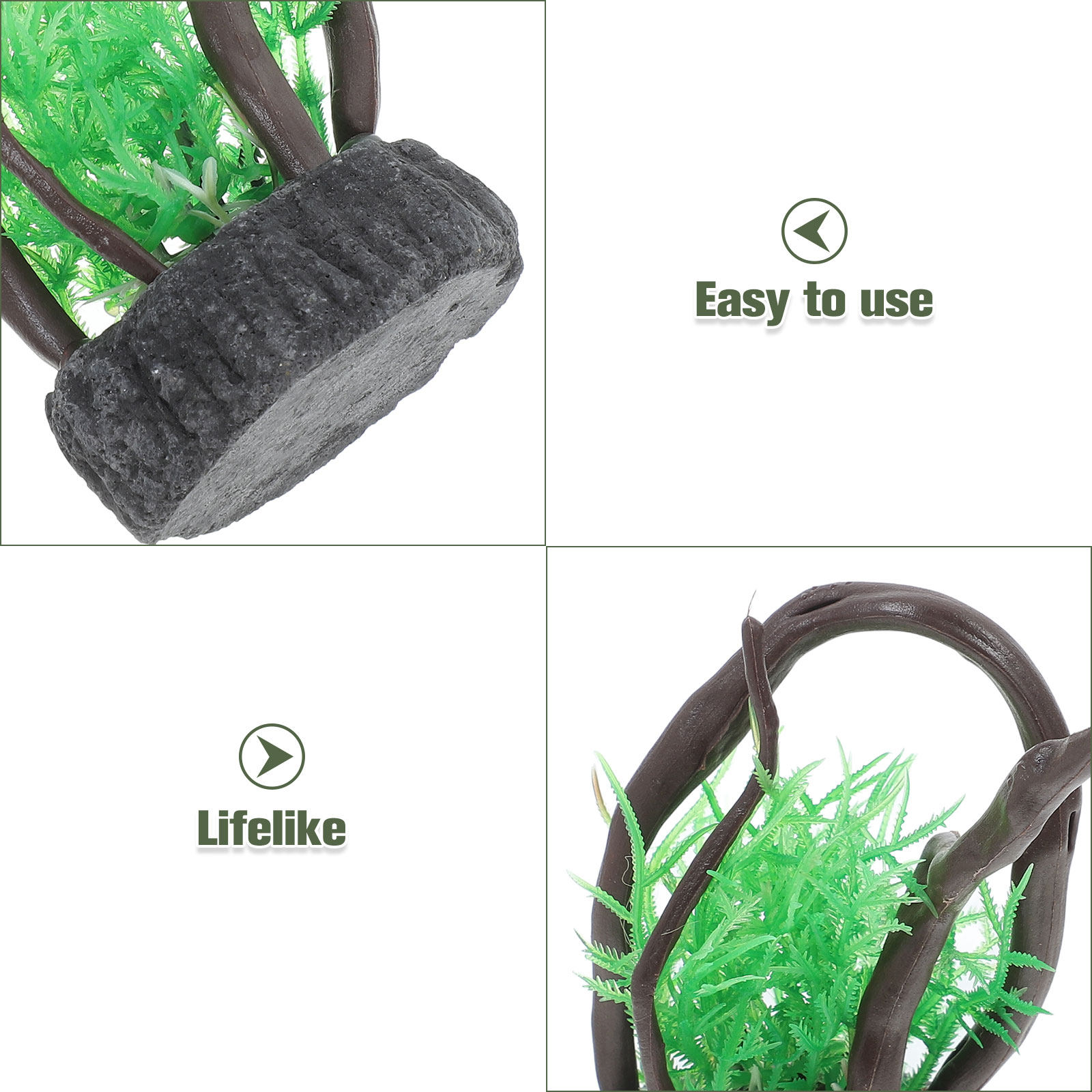人工水槽用根の装飾品、リアルな水槽用シミュレーション植物、安 - Aquarium Plant Roots のレビューと価格