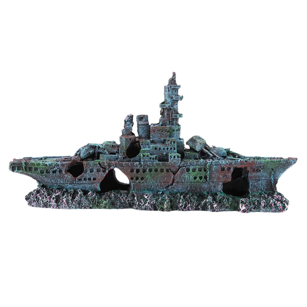 樹脂製シミュレーション樹脂製隠れ家ボート造園苔石飾り水槽装飾 - Planted Aquarium For Betta のレビューと価格