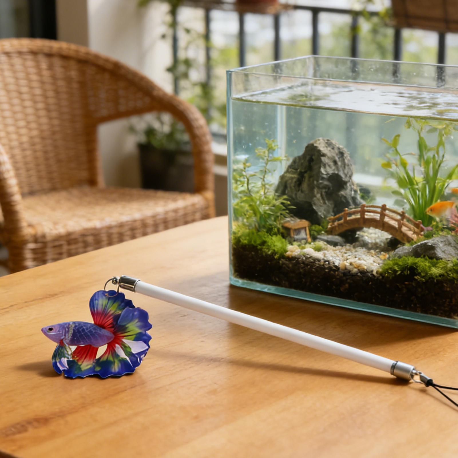 ベタ用フィッシュトレーニングワンド インタラクティブエンリッ - Planted Aquarium For Betta のレビューと価格