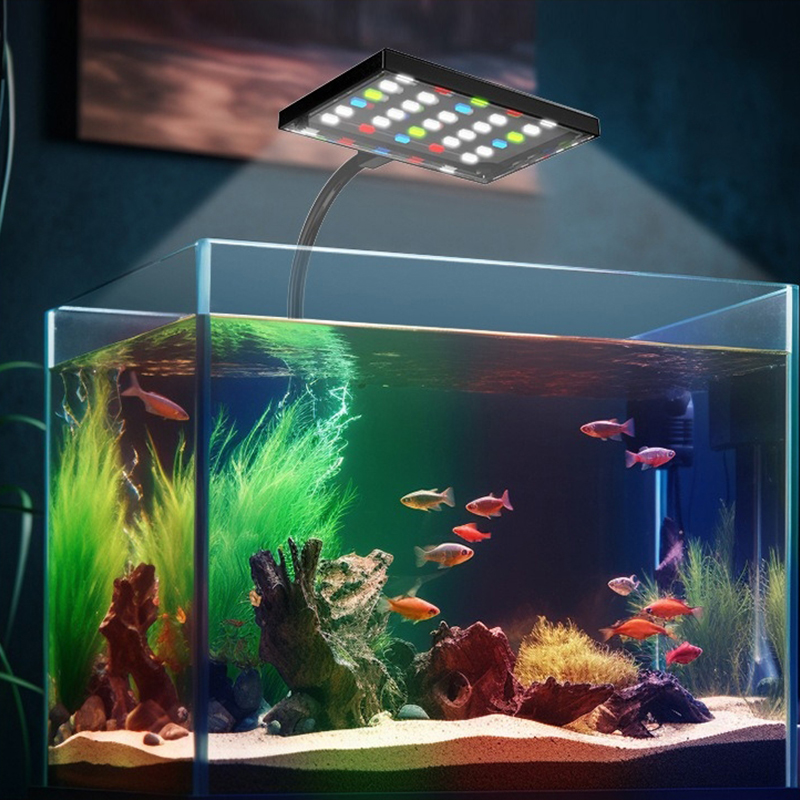 水族館 USB LED ライトフルスペクトル水生植物成長ラン - Led Planted Tank Light のレビューと価格