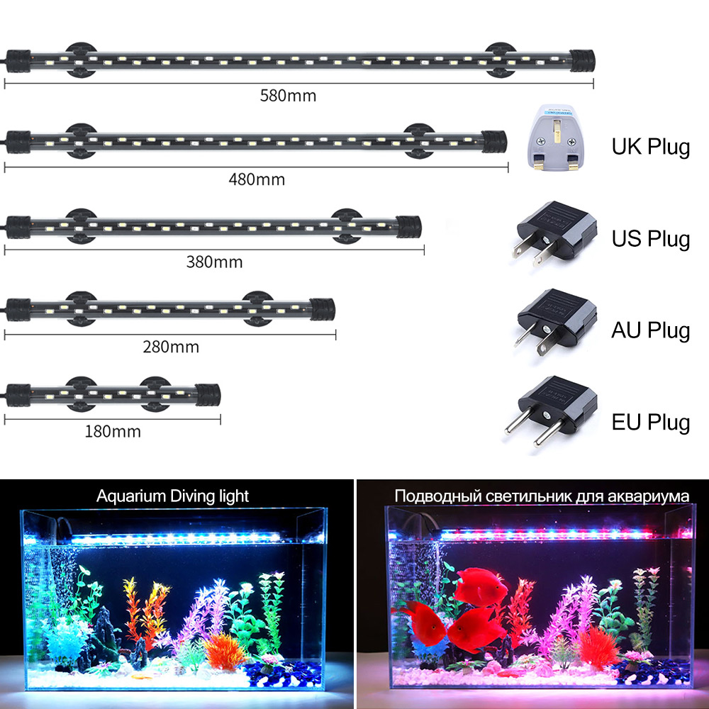 90-260V 水族館ライト LED 防水水槽クリップライト - Led Planted Tank Light のレビューと価格